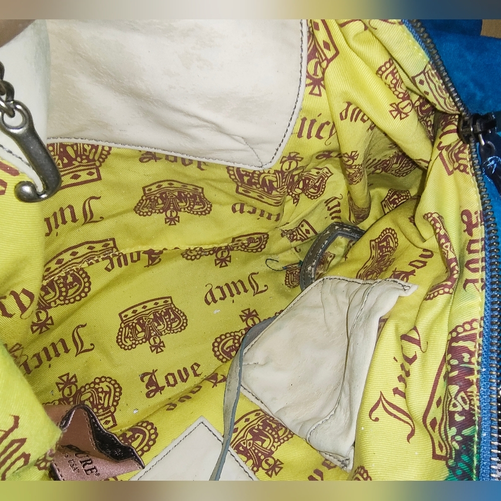 VTG Scottie Dog Velour Juicy Couture Tote - Picture 13 of 16